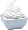 waniliowy jogurt mrożony o niskiej zawartości tłuszczu
