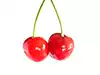 Halved maraschino cherries or candied cherries