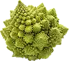 romanesco, pokroić pionowo w różyczki lub grube plastry