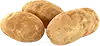 pieczenie ziemniaków, szorowane i o połowę