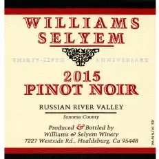 Williams Selyem Rosyjska Dolina Rzeki Pinot Noir