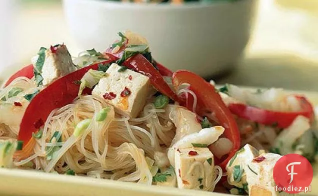 Makaron ryżowy z Tofu i Bok Choy