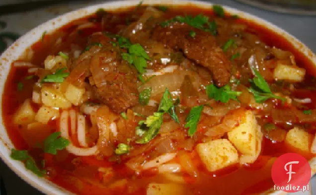 Gęsta Zupa Spaghetti