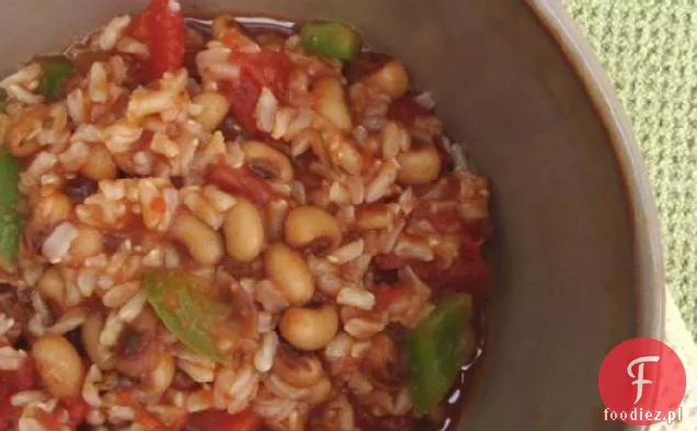 Pikantny Black-Eyed Peas and Rice