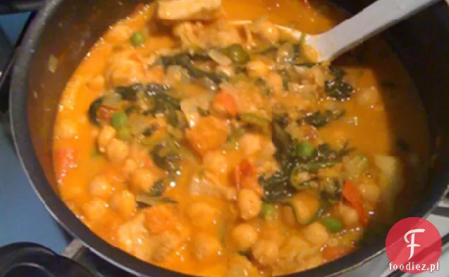 Curry z ciecierzycy i warzyw