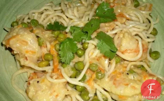 Spaghetti z parmezanem i boczkiem (mniej tłuszczu ale Mmmm)