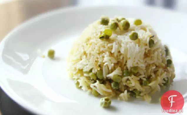 Basmati ryż i groch Pilaf (groch Pulao)