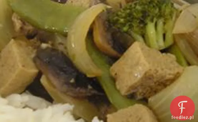 Tofu-Veggie Stir Fry and Gravy