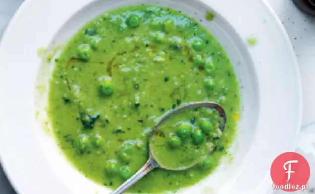 Zupa Grochowa Puree Z Miętą Przepis