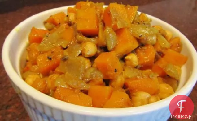 Bengalski dyni i ciecierzyca Garbanzos