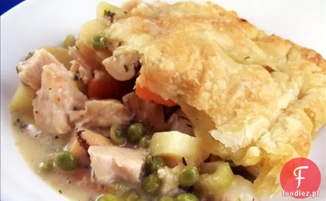 Niskotłuszczowy Chicken Pot Pie Z Ciastem Francuskim!
