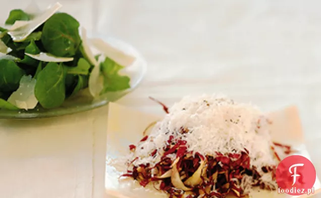 Rozdrobniony Radicchio z Parmigiano-Reggiano