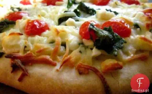 Pizza Szpinak Czosnek