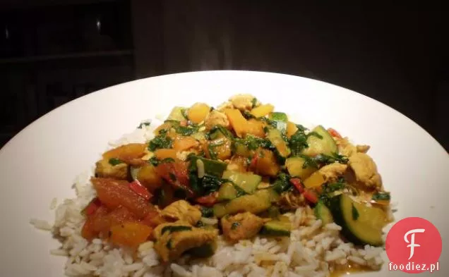 Sałatka Szpinakowo-Szparagowa Z Sosem Truskawkowym