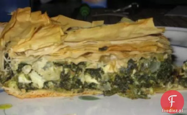 Spanokopita (Greckie Ciasto Szpinakowe)