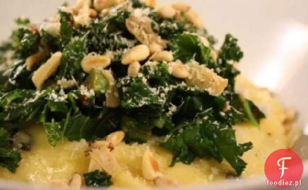 Polenta Z Zielenią Czosnkową-
