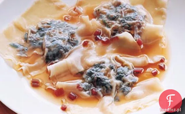 Ravioli z boczniaka i boczniaka