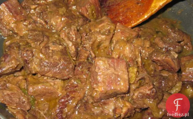 Czerwone Wino Duszone Żeberka