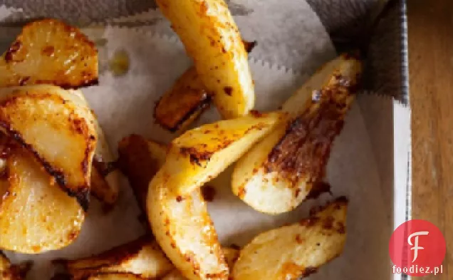 Pieczona rzepa z parmezanem