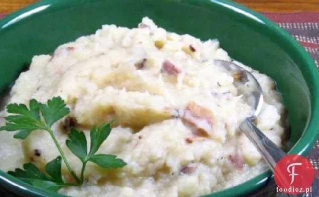 Puree ziemniaczane z rzepą i boczkiem