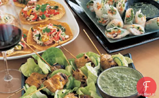 Krab, Chili i awokado Tostaditos