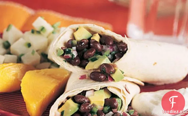 Black Bean and Poblano Tortilla Wraps