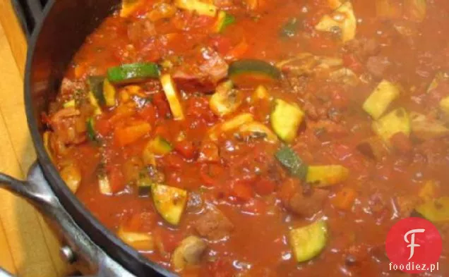 Penne Z Sosem Ogrodowym