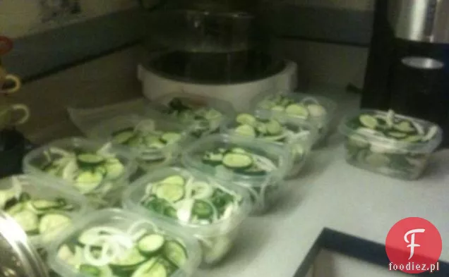 EASY Freezer Sweet Pickles