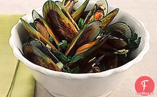 Małże z sokiem z limonki i Mirinem