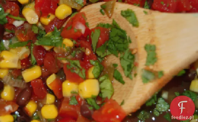 Salsa z czarnej fasoli i kukurydzy (niskotłuszczowa)