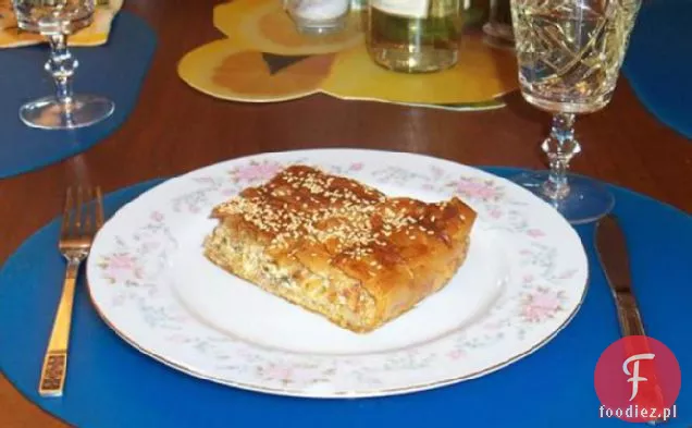Melitzanopita (Greckie Ciasto Z Bakłażanem (Bakłażanem) )
