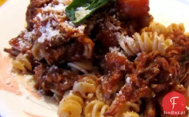 Pieczeń wieprzowa z bakłażanem i marchewką Ragu