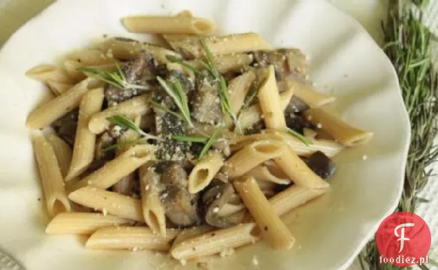 Penne Con Funghi E Melanzane