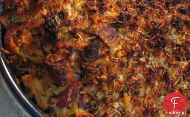 Bakłażan (Bakłażan) Z Sosem Jogurtowym Tahini