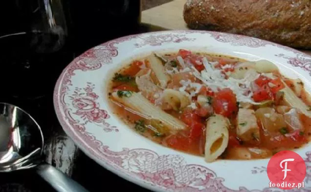 Zupa Ratatouille z wieprzowiną i Penne