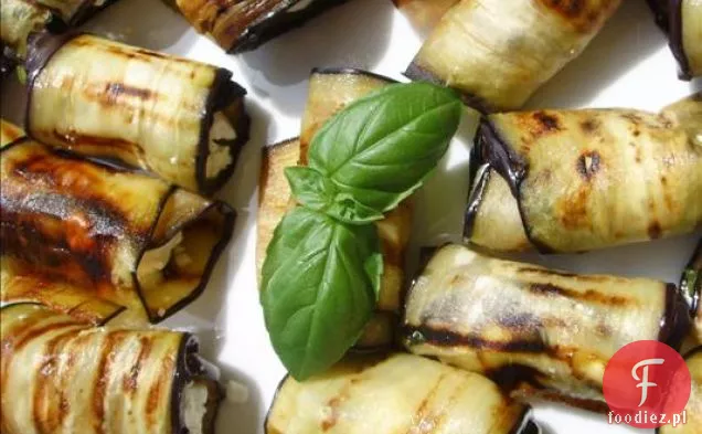 Bakłażan (bakłażan) i Roladki Feta
