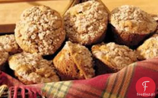 Muffinki dyniowo-jabłkowe z polewą Streusel