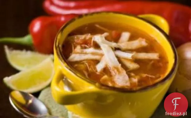 Wegetariańska Zupa Tortilla