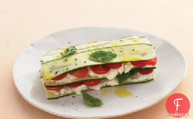 Lasagne z cukinii z serem rolniczym