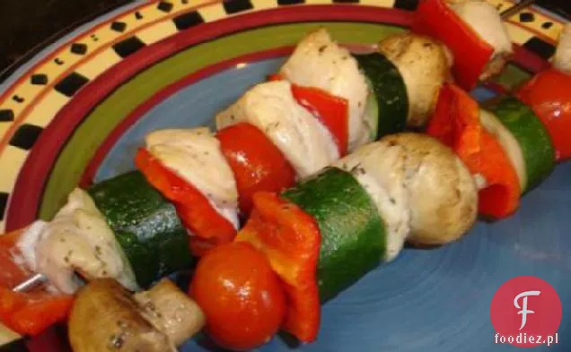 Ziołowy Kurczak Warzywa Kabobs