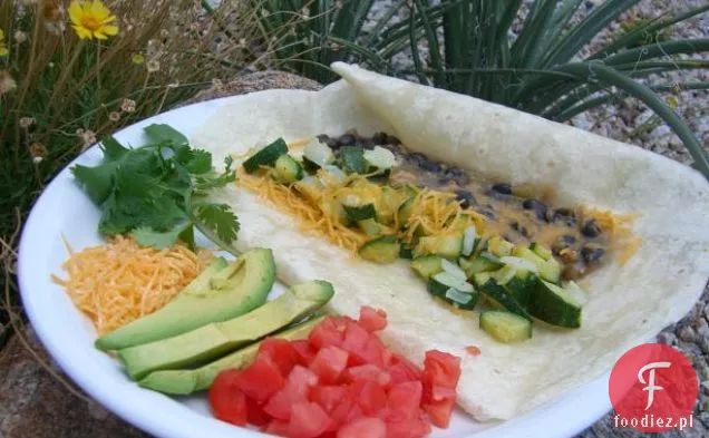 Zielone Chile Calabasitas Burritos