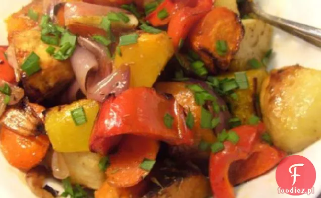 Pieczone Warzywa Korzeniowe Z Sosem Balsamicznym Z Klonu