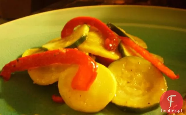 Squash and Pepper Saute