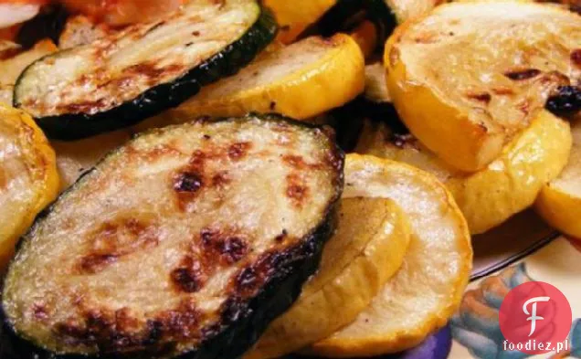Marynowana i grillowana cukinia i Kabaczek letni