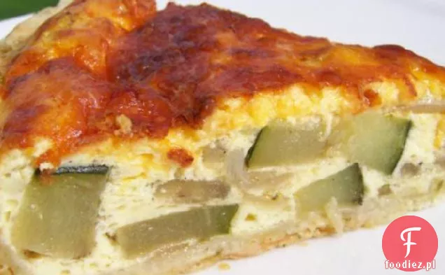 Cukinia, Jalapeno, Cheddar Crustless Quiche