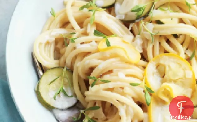 Pici z letnimi Squashami i estragonem