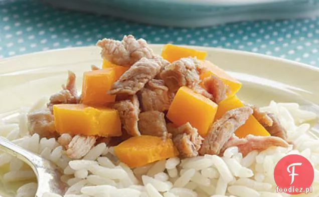 Wieprzowina i Squash Stir-Fry