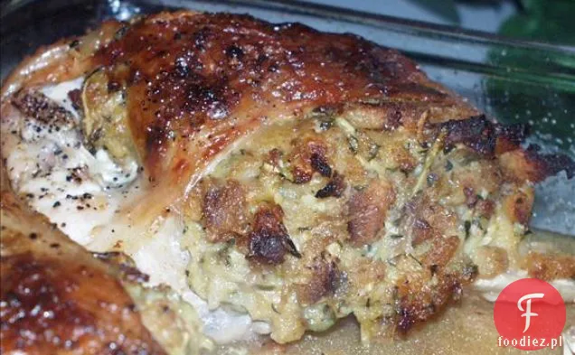 Łatwy Serowy Nadziewany Kurczak