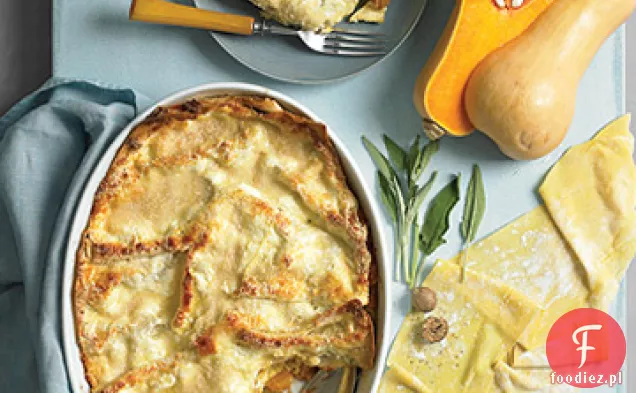 Lasagna z dyni i szałwii