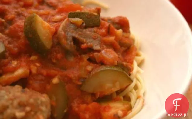 Bardzo Wegetariański Sos Spaghetti